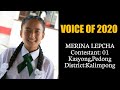 Marina lepcha voice of 2020  audition round contestant no01