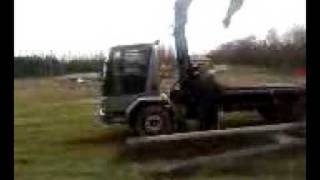 Flying on a hiab