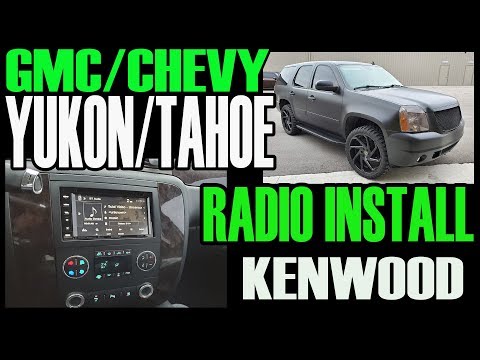 GMC YUKON / CHEVY TAHOE KENWOOD RADIO DOUBLE DIN INSTALL