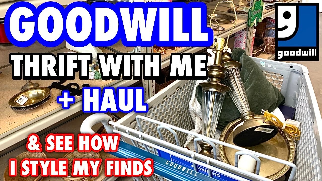 I FOUND A MATCHING PAIR! * THRIFT WITH ME GOODWILL + HAUL - YouTube