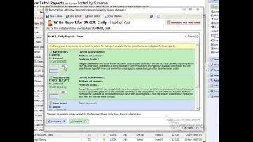 How to use the iSAMS Spell Check when proof reading a report