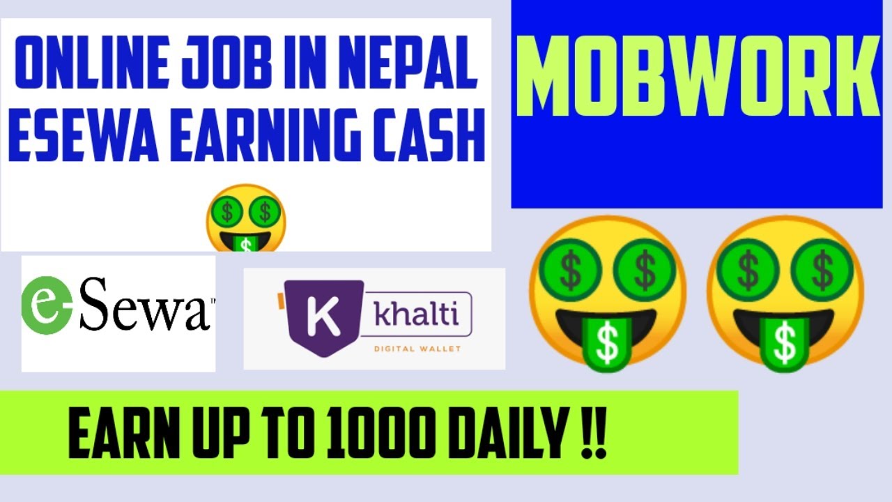 mobwork-earn-free-esewa-khalti-cash-online-job-in-nepal-earn