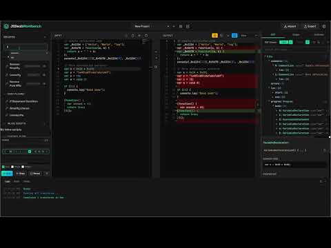 Demo of JavaScript Deobfuscation