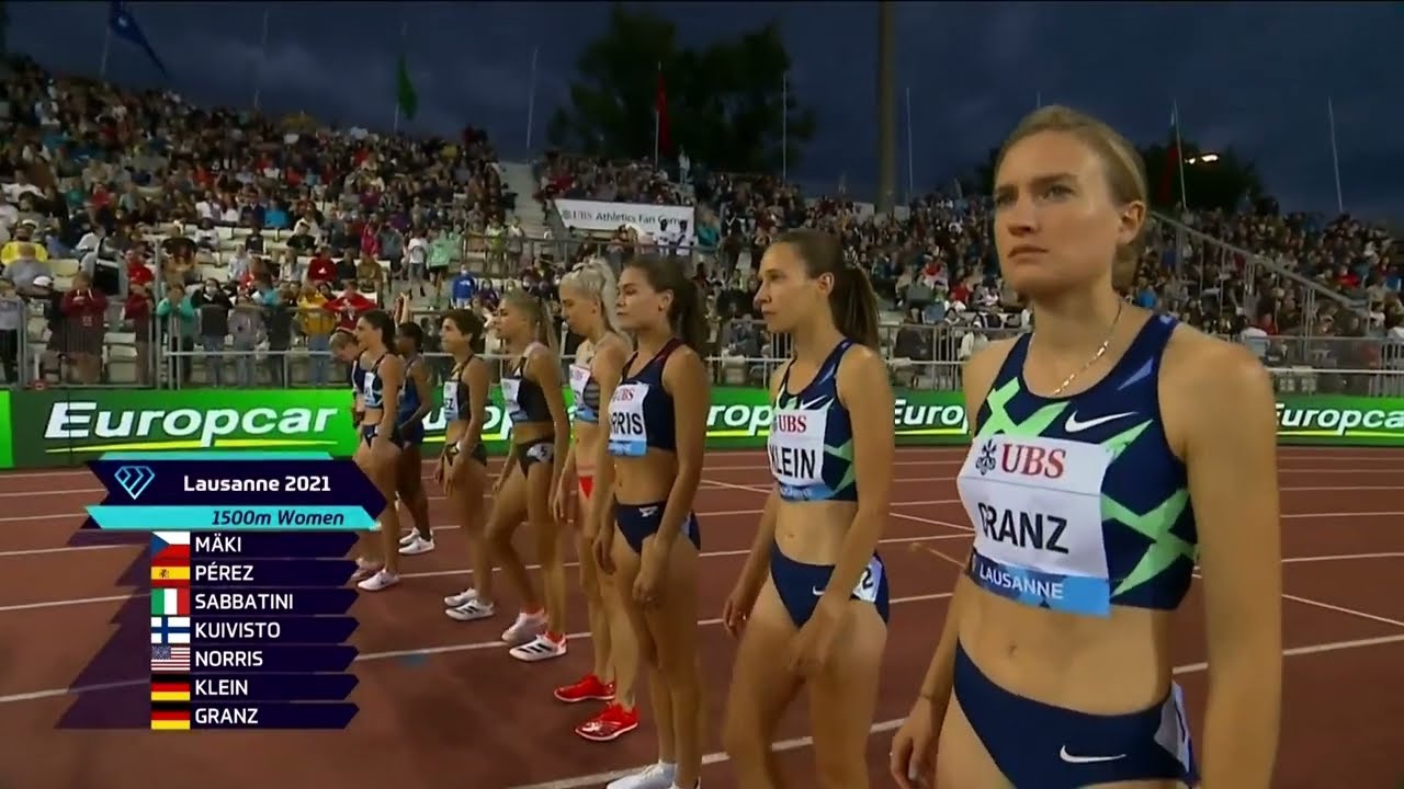 women's 1500m, Diamond League 26-7-2021