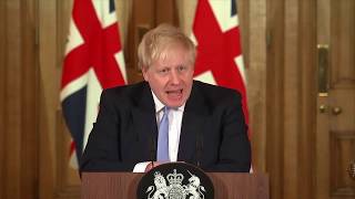 WATCH: British Prime Minister Boris Johnson speaks about coronavirus:
