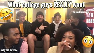 Asking College Boys Questions Girls Are Too Afraid To Ask!! *FUNNY*