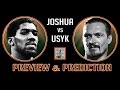 Anthony Joshua vs Oleksandr Usyk - Preview & Prediction