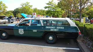 1972 ENVISION GREEN BLACK WHITE PLYMOUTH FURY STATION WAGON NYC COP CAR