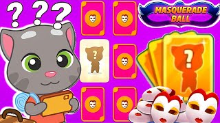 Talking Tom Gold Run Masquerade Ball vs Lucky Cards Lucky Angela & Frosty Tom Unlocked Gameplay screenshot 3