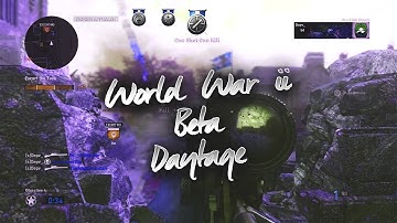 WW2 DAY 1 BETA MONTAGE (Call Of Duty: WWII)