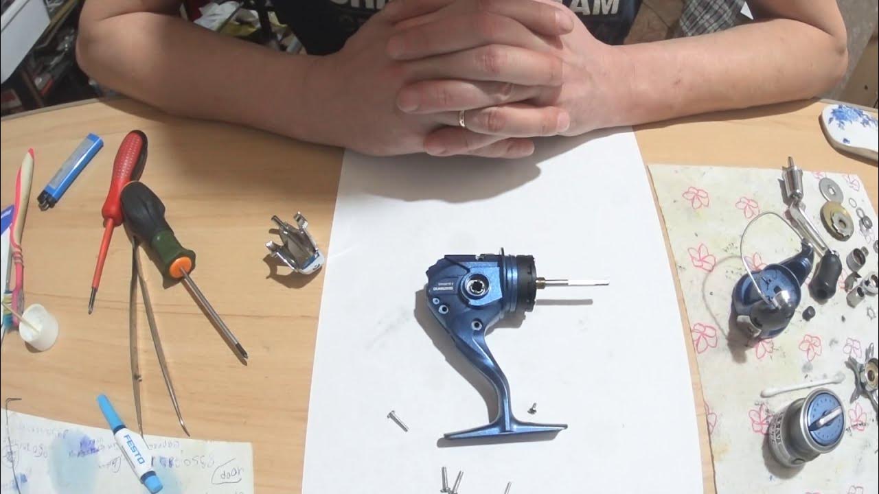 Как разобрать и собрать катушку Shimano exage 2500 схема