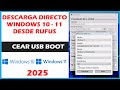 CREAR USB BOOTEABLES WINDOWS 11 y WINDOWS 10