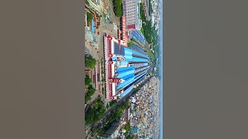 Chennai Railway Station Drone View...