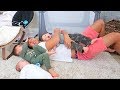 Dad Finally Reunited With Kids! (Adorable Reactions)