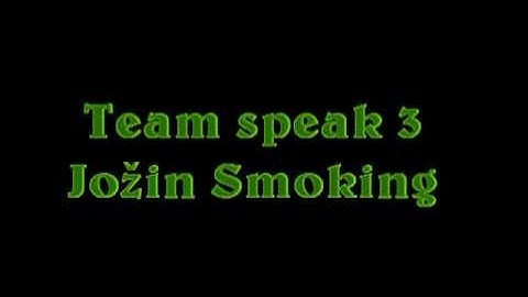 Team Speak 3 - Jožin Smoking