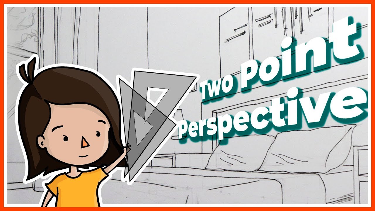 Two Point Perspective Drawing | A Bedroom - YouTube