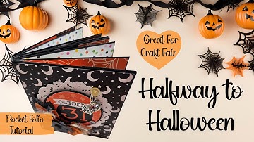 Create a Festive Pocket Scrapbook for Halloween Memories