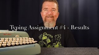Typing Assignment #4 - Results