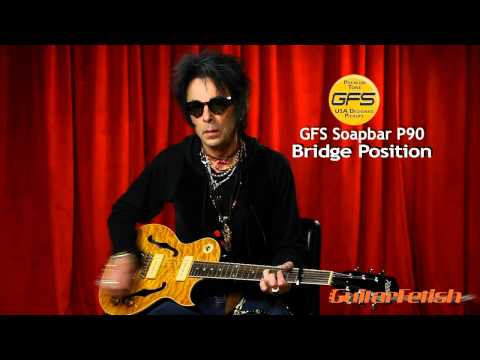 GFS Pickups: Earl Slick tests the GFS Alnico Soapbar P90