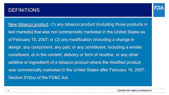 Tobacco Product Compliance Policy: Updates for Manufacturers - DayDayNews