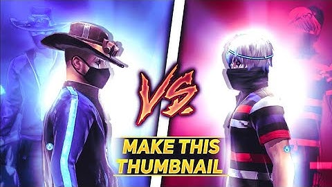 Free Fire Awesome 1v1 Thumbnail Tutorial || Free Fire Thumbnail Tutorial - Garena Free Fire With