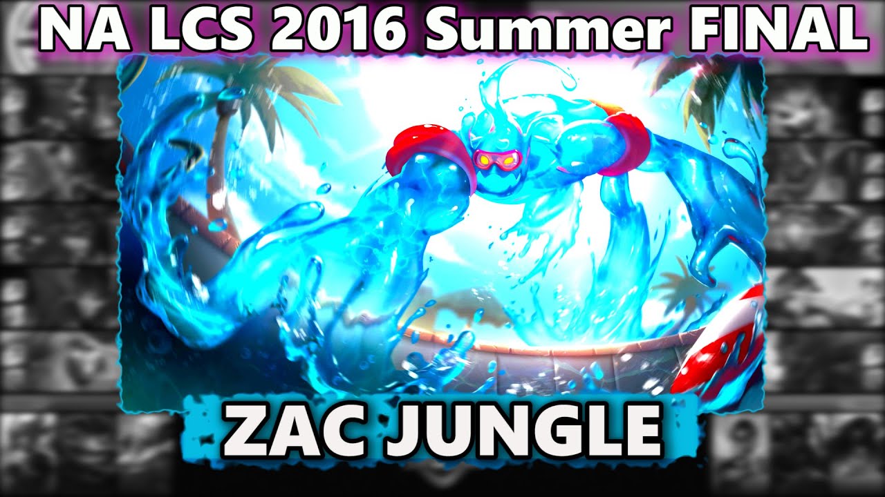 First Zac pick in NA LCS 2016 Summer Meteos Jungle TSM vs C9 YouTube