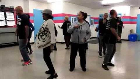 AFRO STROLL line dance instruction by Carla Matthe...