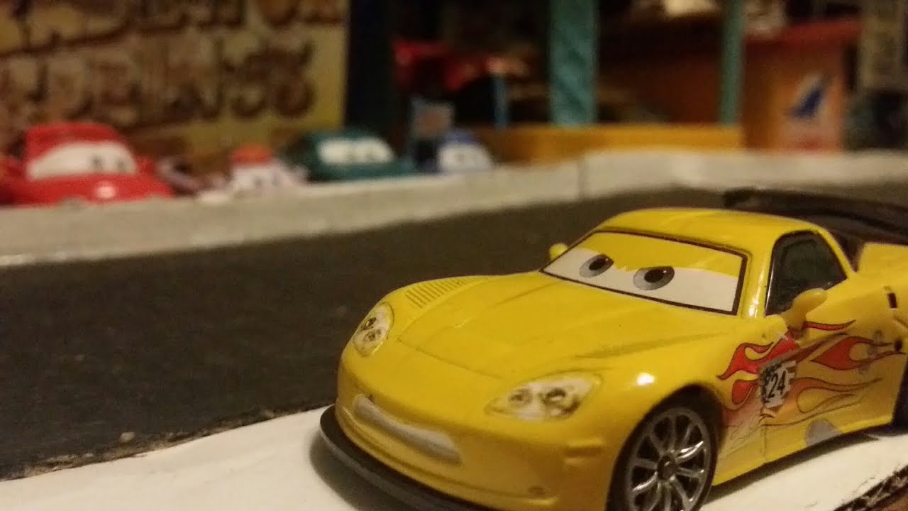 Diseny Pixar Cars ... Disney Cars Jeff Gorvette série WGP 
