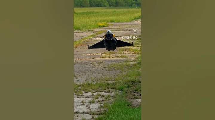 Rafale Last Second Gear Drop #aviation #rc #rcplane