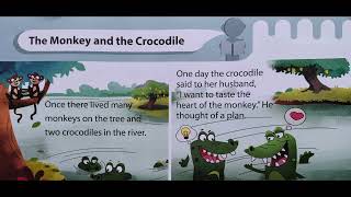 The Monkey and the Crocodile | Text Book Story | CBSE | Junior KG