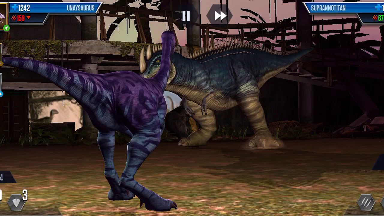 EVENT T-REX GEN 2 BATTLE DINOSAURS / Jurassic world the game # 117 ...