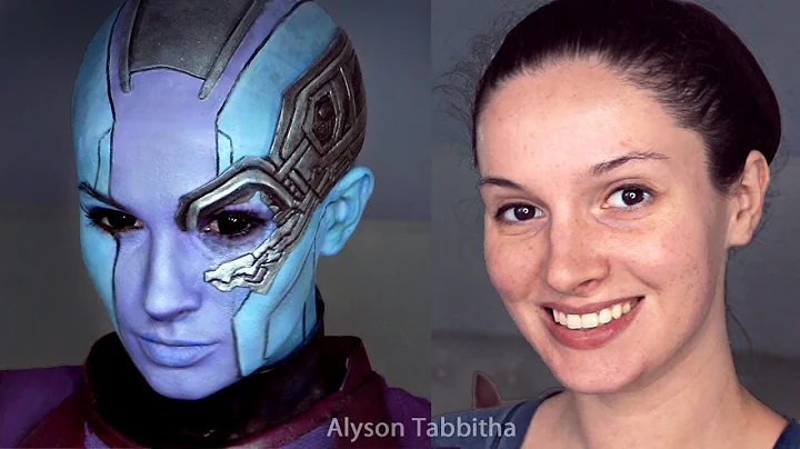 AVENGERS Nebula Makeup Transformation - Cosplay Tu...
