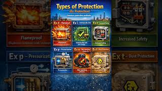 Types of Protection (Ex Protection) Explained | Ex d, Ex i, Ex e, Ex p, Ex n, Ex t |