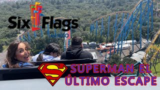 Superman el Último Escape | SIX FLAGS MÉXICO | Primera Vez en six flags