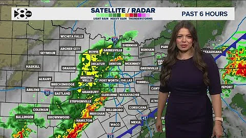 DFW Weather | A look at the storm activity overnight, 14 day forecast