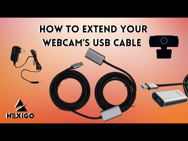 How to Extend Your Webcam's USB Cable