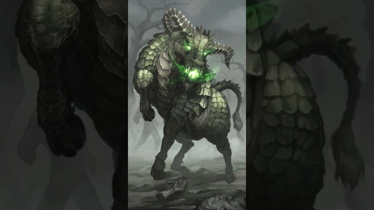 The fire breathing bull for greek mythology 