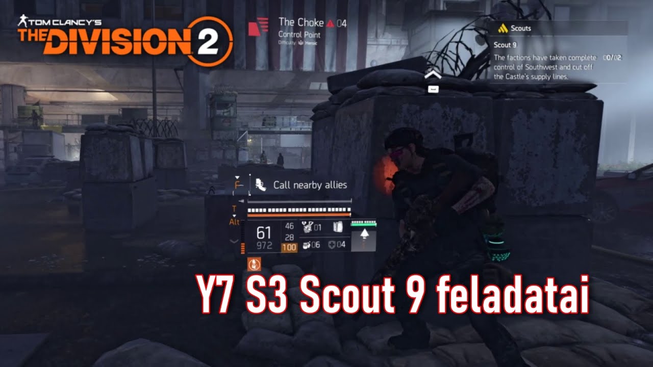 The Division 2 - Y7 S3 Scout 9 feladatai(+Unit Alloys AR build)