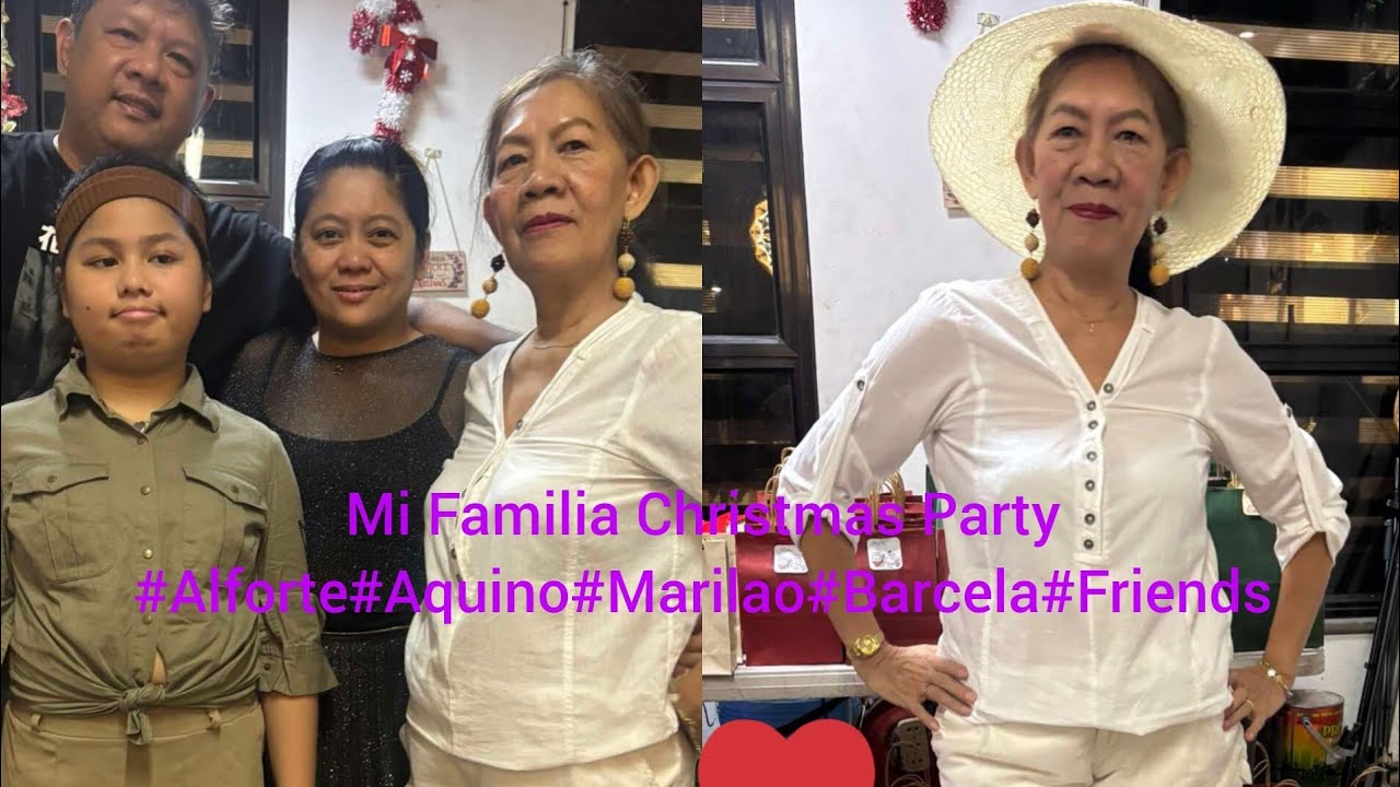 СЕМЕЙНАЯ РОЖДЕСТВЕНСКАЯ ВЕЧЕРИНКА #АЛЬФОРТЕ #АКВИНО #МАРИЛАО #СЕМЬЯ #БАРСЕЛА #ДРУЗЬЯ