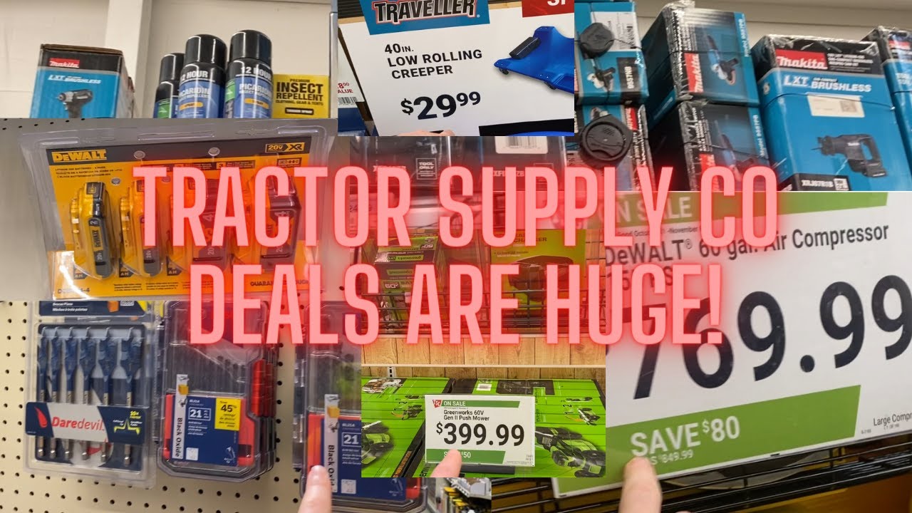 Tractor Supply Co. ALL Black Friday/Holiday/Gift Center Deals 2022 HUGE
