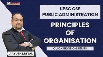 Principles of organization: Hierarchy, Span of Control, Unity of Command and more...||  ⁨@iasment⁩