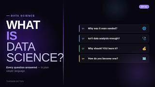 What Is Data Science Every Question About Data Science — Answered In One Video