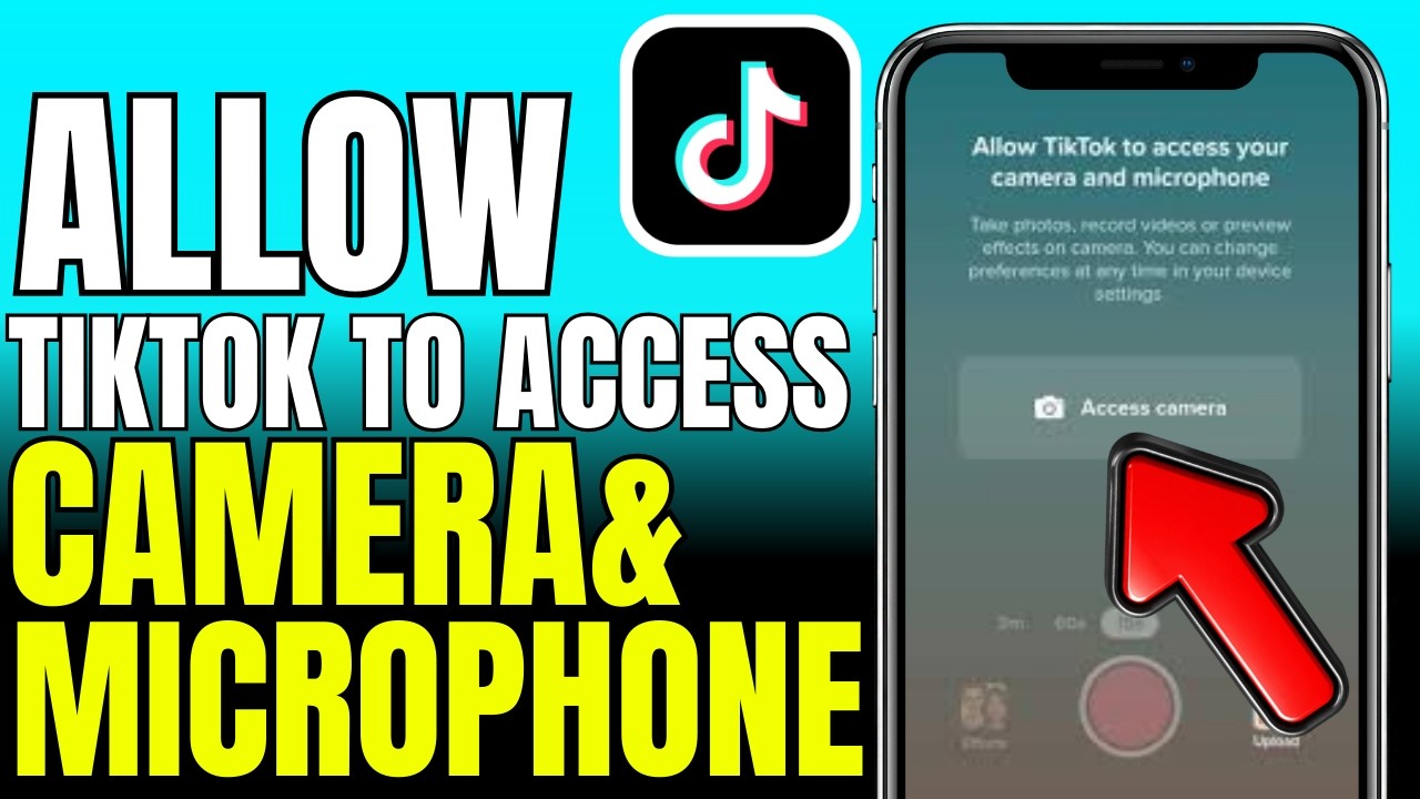 How To Allow TikTok To Access Your Camera & Microphone (2026