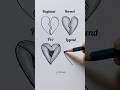 How to draw a broken heart💔😱#art #drawing #tutorial #shorts #youtubeshorts