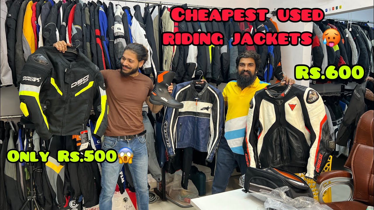Second hand used riding jackets 😍 in cheap price Delhi 🥵 dsg, alpinestar, dainese moto gear house ❣️