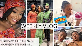 WEEKLY VLOG: 3 CRAZY DAYS (outings with the kids, house visits in Paris, wedding...)