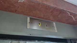 Italy Made! 1990s CEN elevator in a office building in Caohejing hi-tech park Shanghai