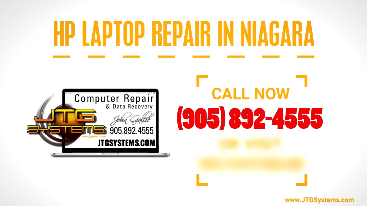 HP Laptop Repair - Niagara - Welland - St.Catharines