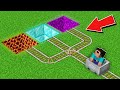 Minecraft NOOB vs PRO: INTO WHICH RAREST PIT NOOB WILL FALL MOVING ALONG RAILS 100% trolling
