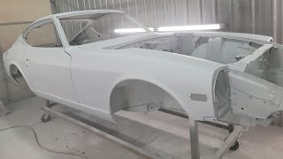 Datsun 260Z Ready For Paint The Process Explained Up To This Point In The Restoration